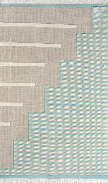Blue Karl Handwoven Area Rug by Novogratz, 3'6" X 5'6"