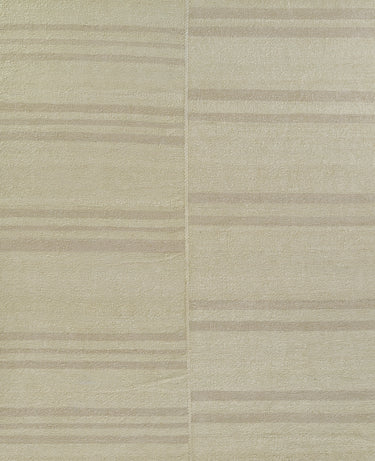 Koukila KOK-2 Muted Stripe Ivory Runner Rug by Pure Salt - 2'6" X 8' Runner