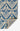 Blue Wool area rug 8' X 10' - overhead flat lay view