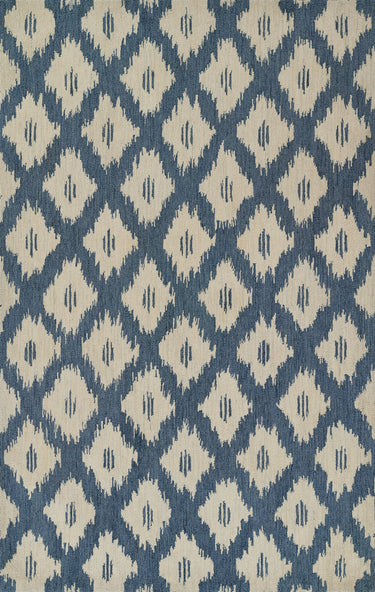 Momeni Leiden 100% Wool Slate Area Rug, 8' X 10'