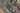 Blue Polypropylene area rug 5' X 7' - overhead flat lay view