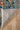 Blue Polypropylene area rug 5' X 7' - corner detail and border