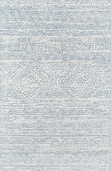 Momeni Mallorca MRC-1 Light Blue Hand Hooked Area Rug, 8' X 10'