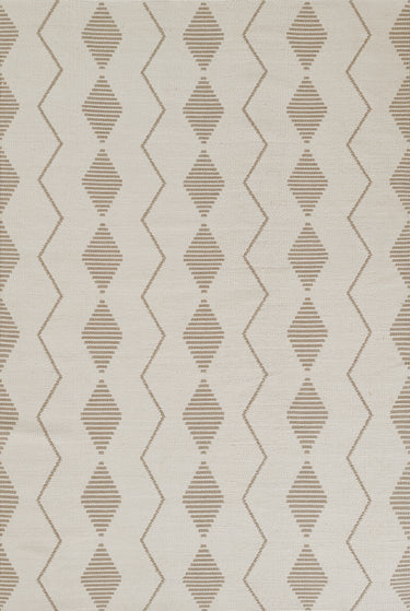 Novogratz MLO-3 Diamond Runner Rug, Ivory 2'3" X 8' Runner
