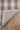 Grey area rug 8' X 10' - corner detail and border