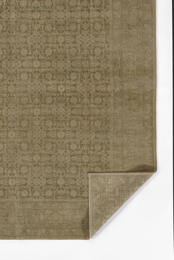 Green Oriental Area Rug by Pure Salt, Menorca 8' X 10' lifestyle
