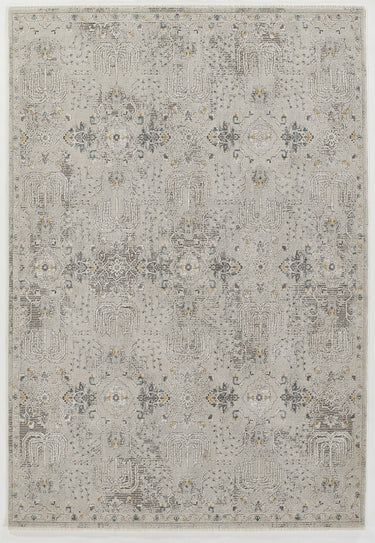 Momeni Morgan MRN-1 Grey Machine - Made Area Rug, 5'3" X 7'6"