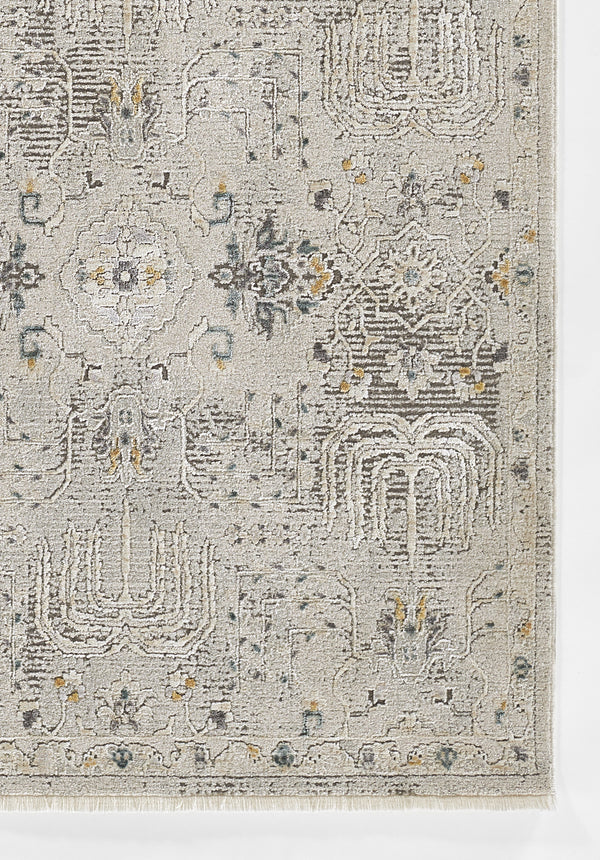 Momeni Morgan MRN-1 Grey Machine - Made Area Rug, 5'3