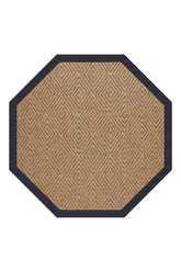 Islamorada-Diamond Canvas Navy Area Rug