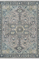 Izmir-Serapi Grey Blue Area Rug