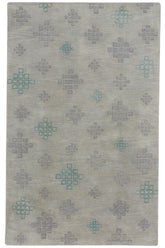 Glace Silver Grey Area Rug