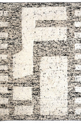 Aria Black White Area Rug