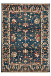 Landis-Keshan Cerulean Blue Area Rug