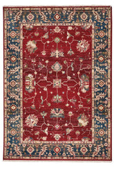 Landis-Keshan Crimson Navy Area Rug