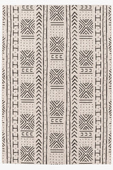 Finesse-Mali Cloth Noir Area Rug