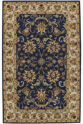 Eloquent Garden Navy Area Rug