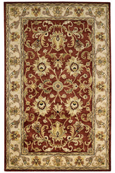 Eloquent Garden Arabian Red Area Rug