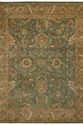 Velvet-Palmette Bluestone Area Rug