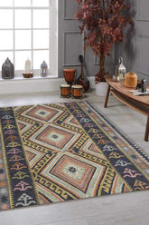 Multi-Color Flatweave Area Rug - AR1976