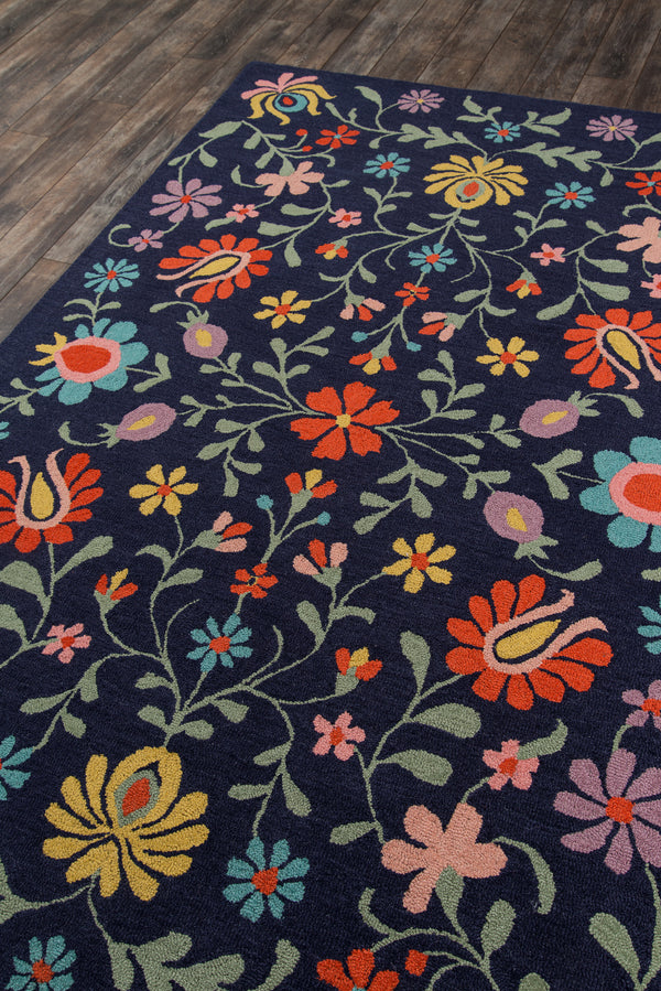 Navy Newport Hand Tufted Area Rug, 3'9