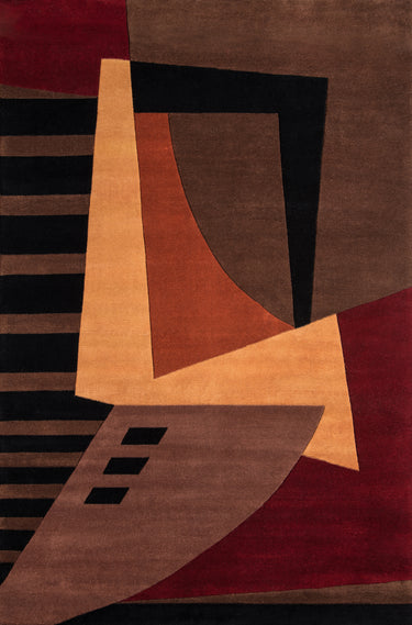 Momeni NW-22 Round Area Rug, Pomegranate 5'9" X 5'9" Round
