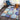 Blue area rug 3'6" X 5 - styled in a dining room