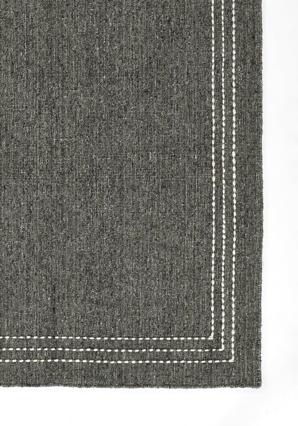 Momeni Black Oliver Rectangle Rug - OLI-3 3'6