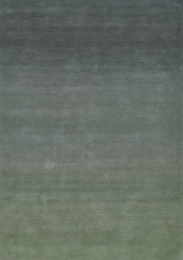 Ombre Green Area Rug - OMB-1 Hand Loomed, 6' X 9'