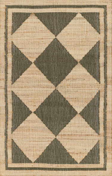 Orchard ORC-5 Court Green Area Rug by Erin Gates - 2' X 3'