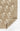 Ivory Floral area rug 3'6" X 5 - overhead flat lay view
