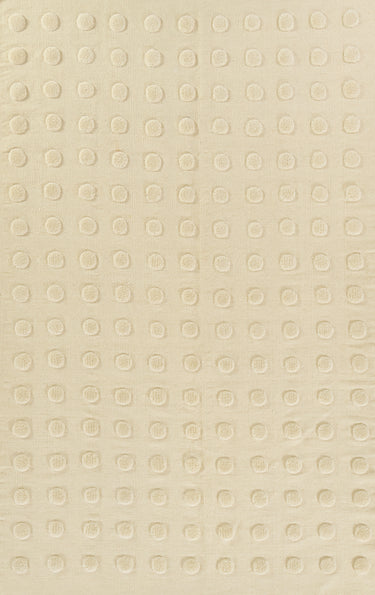 Pure Salt Patara 100% Argentinian Wool Cream Area Rug, 5' X 8'
