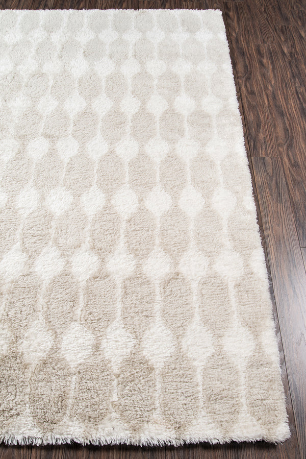Beige Scandi Area Rug by Novogratz, Retro 7'6