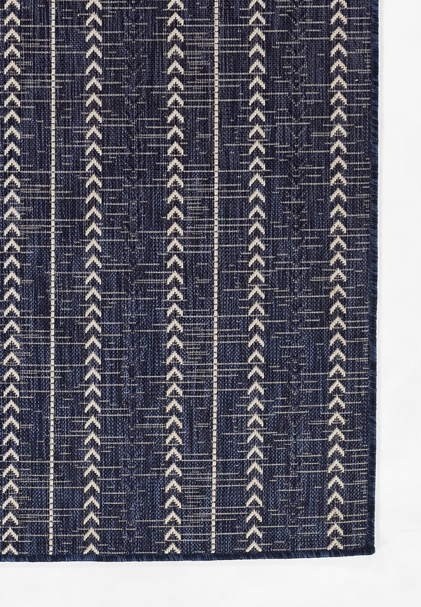 Momeni Polypropylene Area Rug From Riviera, Navy 8' X 10' lifestyle