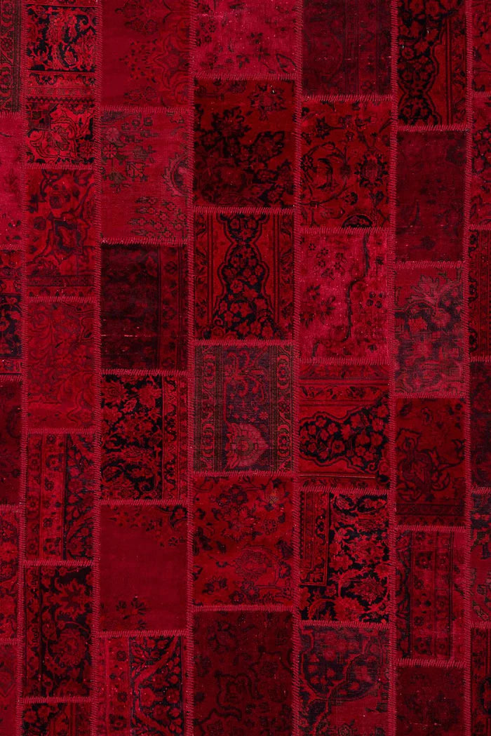 Red Overdyed Area Rug - AR3496