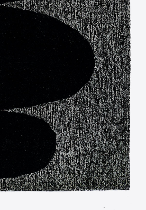 Geometric Black Area Rug, Simba 9' X 12' lifestyle
