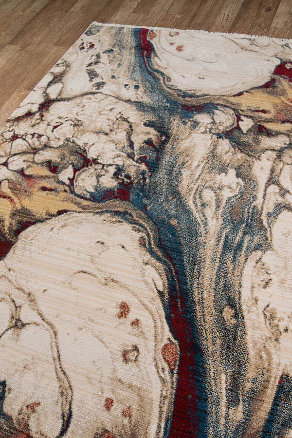 Abstract Multicolor Area Rug, Studio 5' X 7' lifestyle