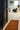 Orange area rug 2'6" X 8 - overhead flat lay view