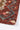 Red Floral area rug 5' X 8' - corner detail and border