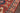 Red area rug 9'6" X 13 - overhead flat lay view
