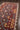 Red Floral area rug 5' X 8' - close-up of pattern and texture