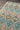 Blue area rug 2'3" X 8 - close-up of pattern and texture