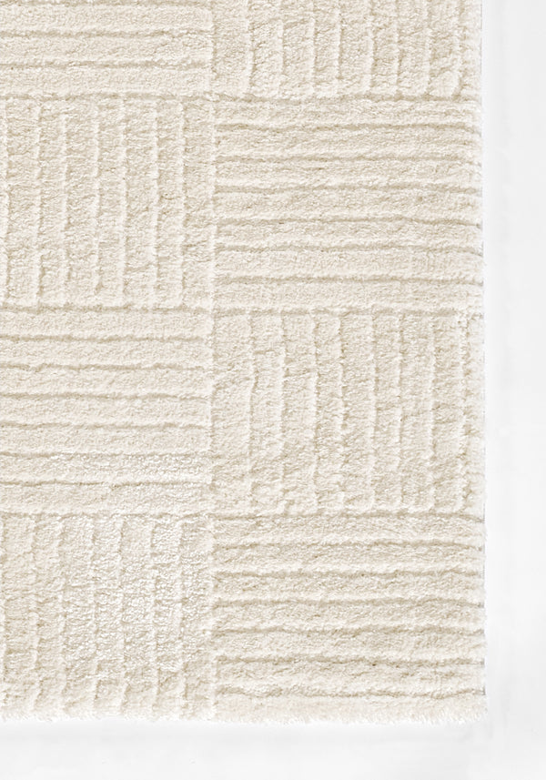 Ivory Machine - Made Area Rug, Taylor TAY-2 7'10