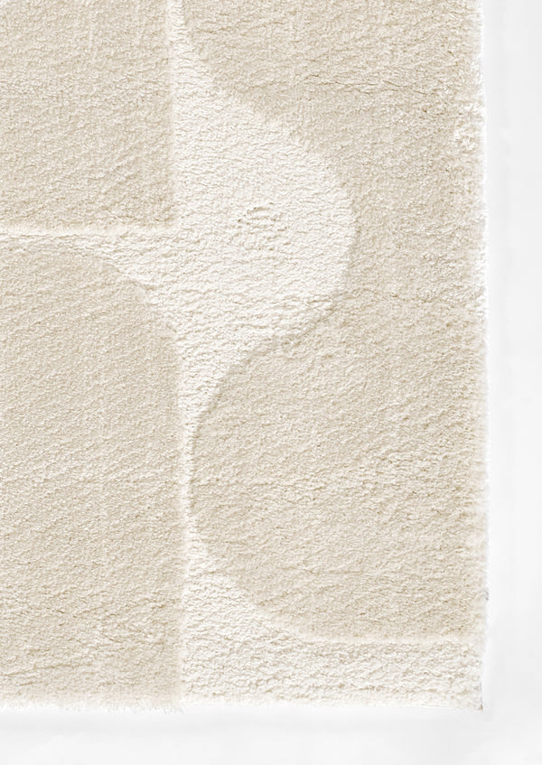 Taylor TAY-3 Contemporary Area Rug in Ivory, 6'7