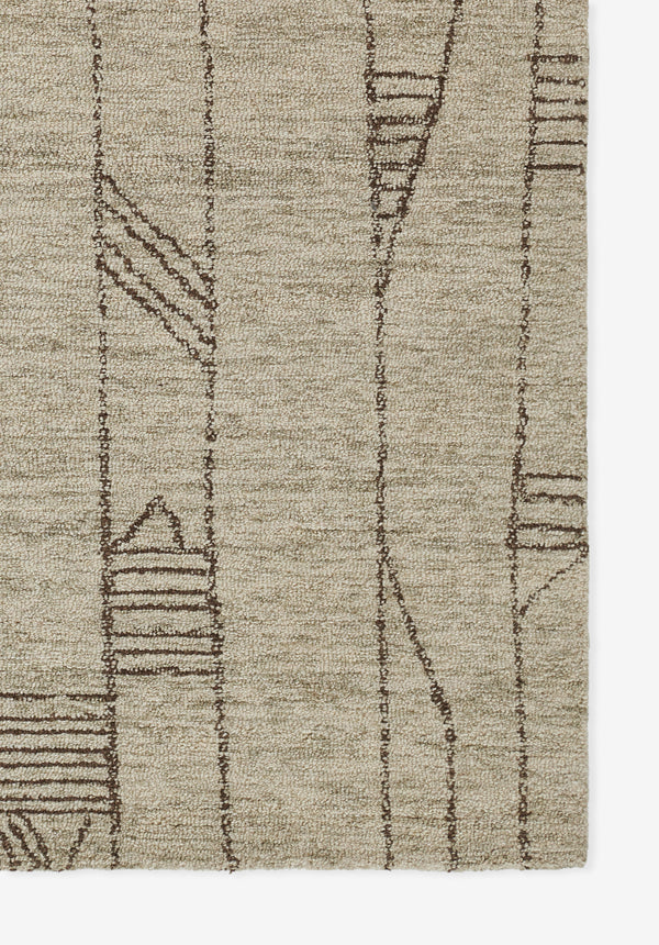 Grey Teppe Hand Tufted Area Rug, 5' X 8' lifestyle