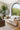 Natural area rug 10' X 14' - overhead flat lay view