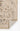 Ivory Polypropylene area rug 2'3" X 7 - overhead flat lay view