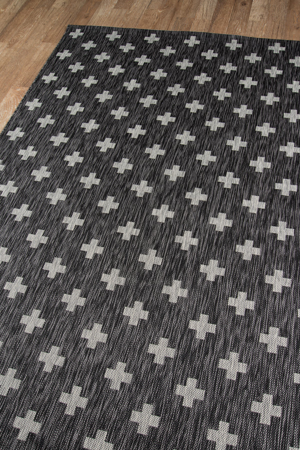 Novogratz Black Villa Runner Rug - 2' X 6' Runner lifestyle
