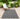 Black area rug 6'7" X 9 - corner detail and border
