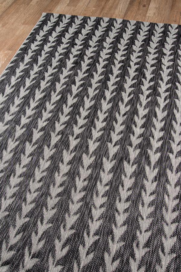 Black Villa Machine Made Runner Rug, 2' X 10' Runner - VI-02 lifestyle