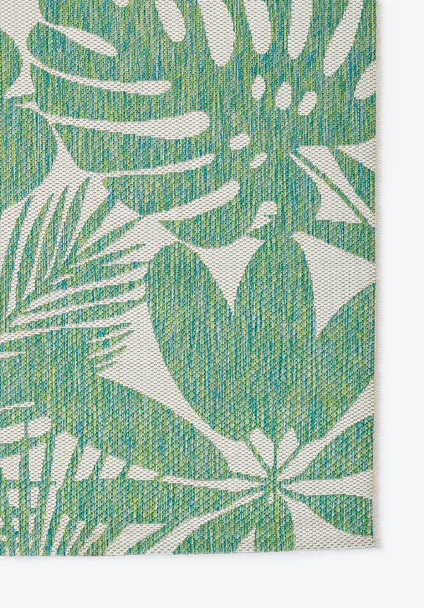 Villa VILLA-100 Transitional Runner Rug in Green, 2' X 6' Runner lifestyle